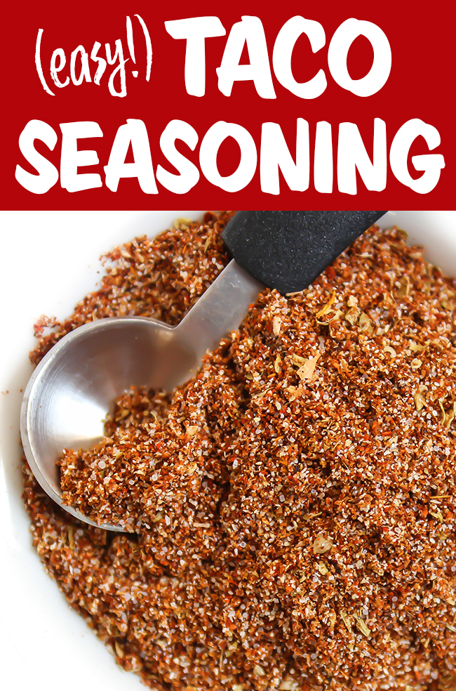 Easy Taco Seasoning Recipe The Garden Grazer