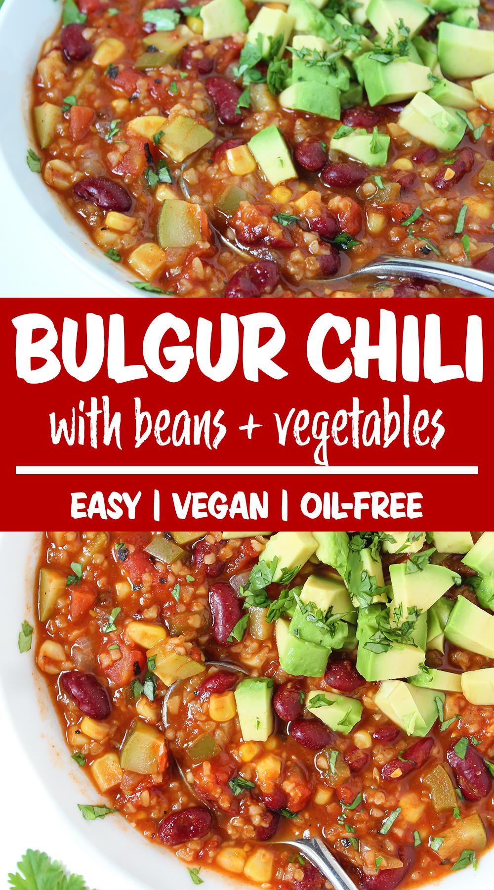 Bulgur Vegetable Chili (Easy + Vegan) - The Garden Grazer