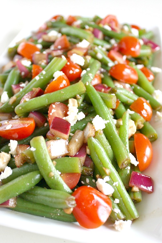 Balsamic Green Bean Salad (Easy) | The Garden Grazer