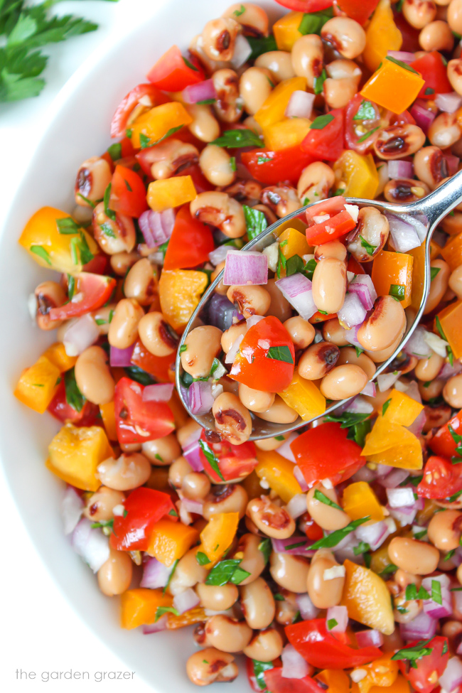 Black-Eyed Pea Salad (Oil-Free!) | The Garden Grazer