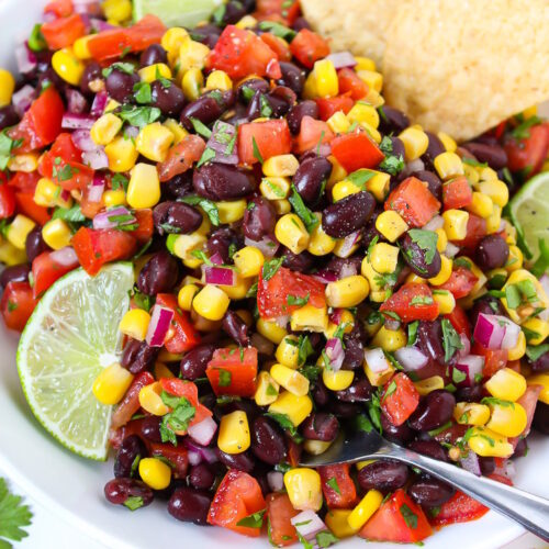 Black Bean Salsa (Easy!) - The Garden Grazer