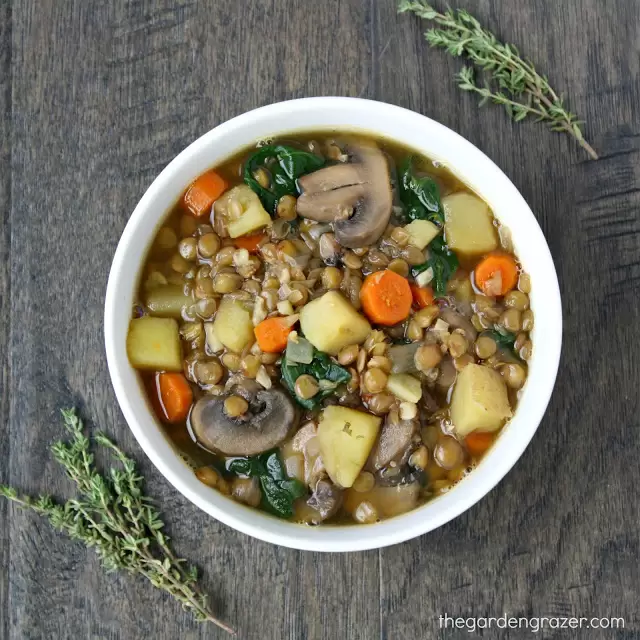 Rustic Lentil and Potato Soup | 13 Potato Dishes: The Homemade Soup-ified Version