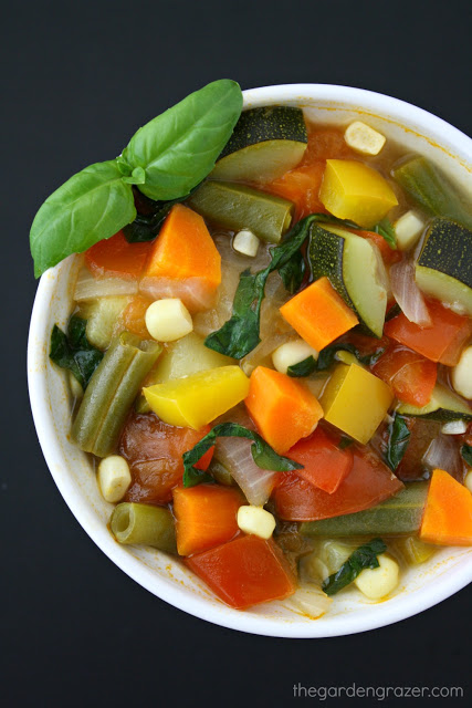 Garden Harvest Vegetable Soup The Garden Grazer