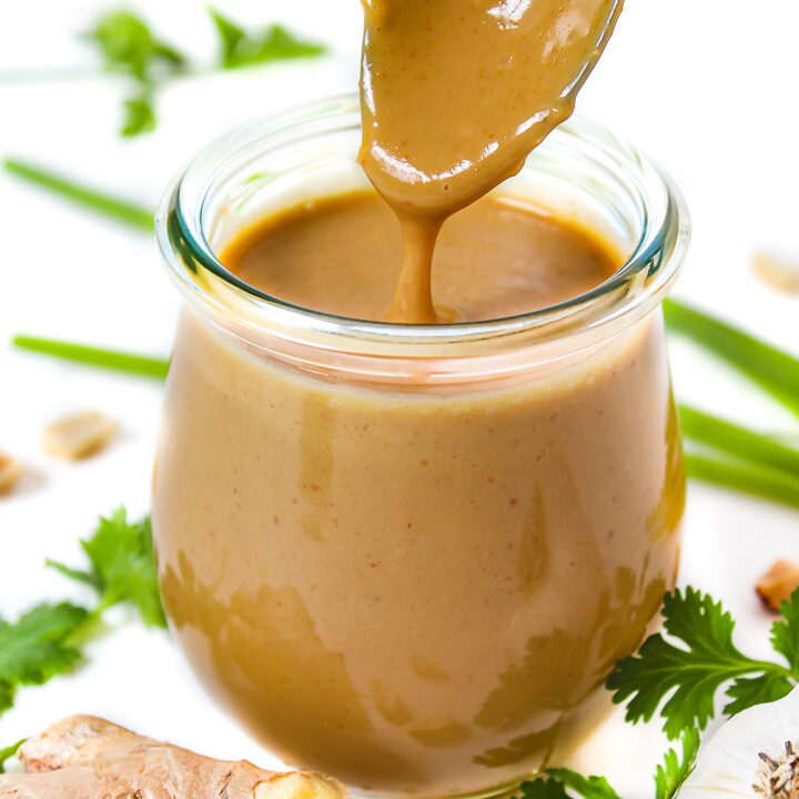 Easy Peanut Sauce (Vegan!) - The Garden Grazer