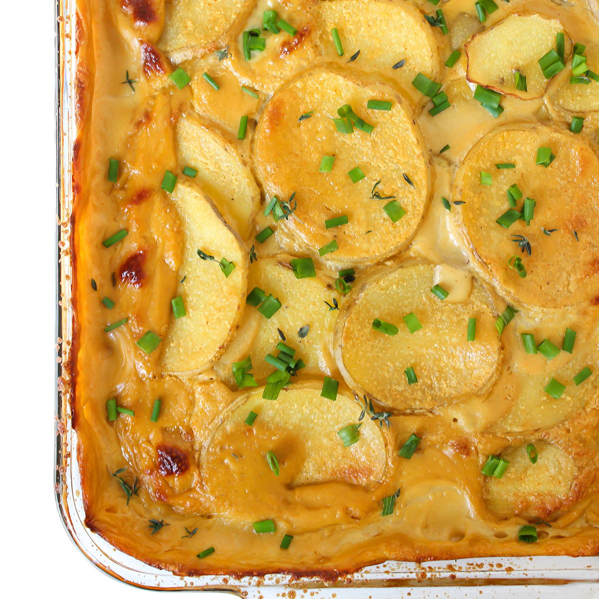 Vegan Scalloped Potatoes (Easy + Oil-Free!) - The Garden Grazer