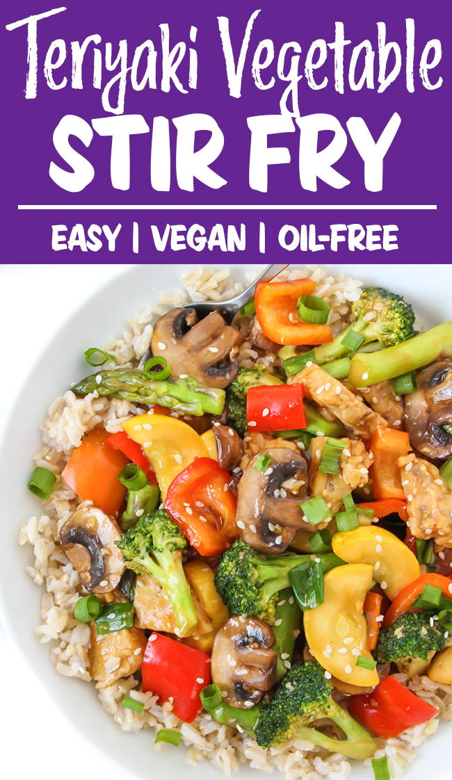 Teriyaki Vegetable Stir-Fry (Oil-Free!) - The Garden Grazer