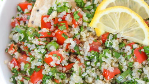 Quinoa Tabbouleh Easy Oil Free The Garden Grazer