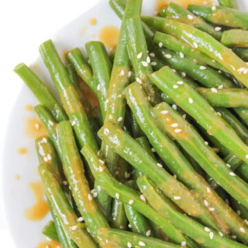 Miso-Glazed Green Beans (Easy + 15 Minute) - The Garden Grazer