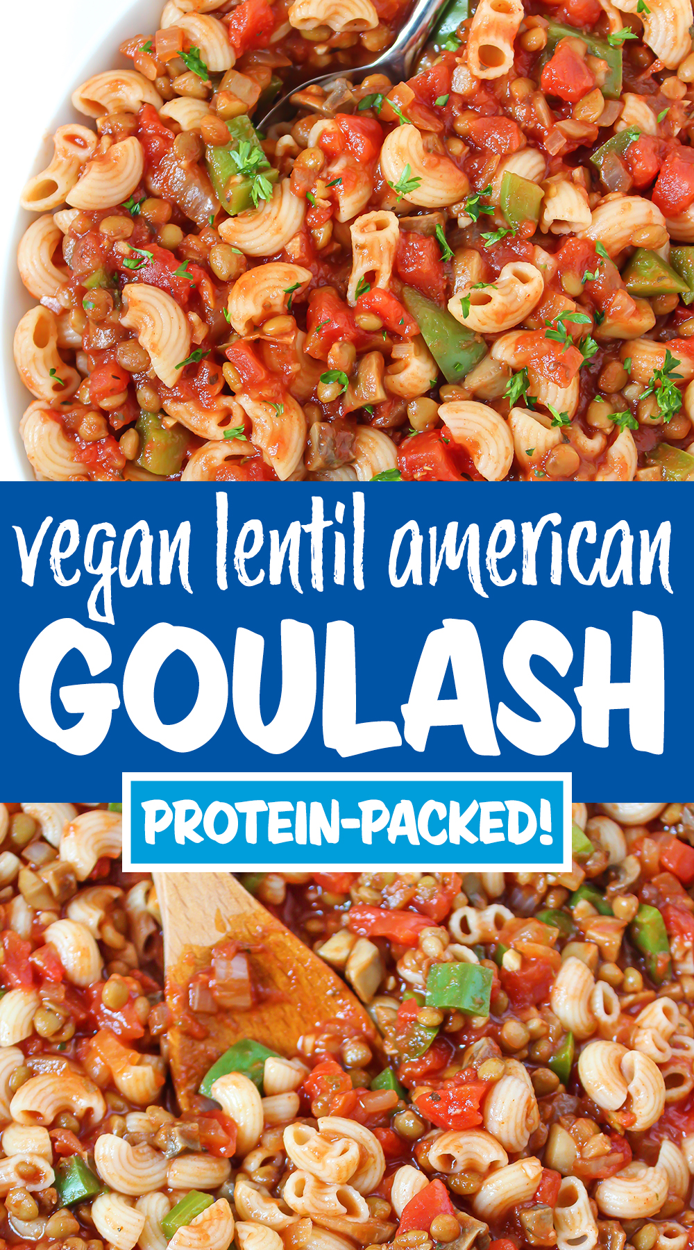 Vegan Lentil Goulash (American Style) | The Garden Grazer