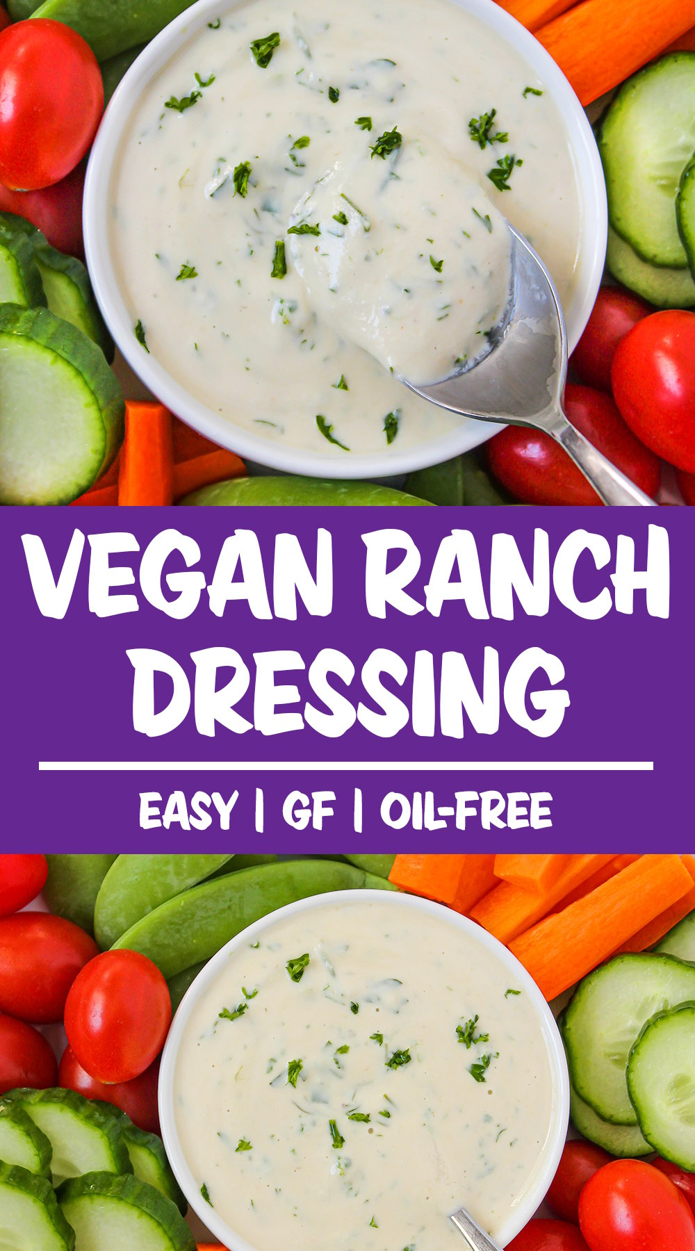 Vegan Ranch Dressing (Oil-Free) - The Garden Grazer