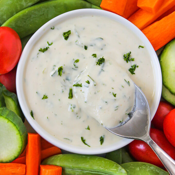 Vegan Ranch Dressing (Oil-Free) - The Garden Grazer