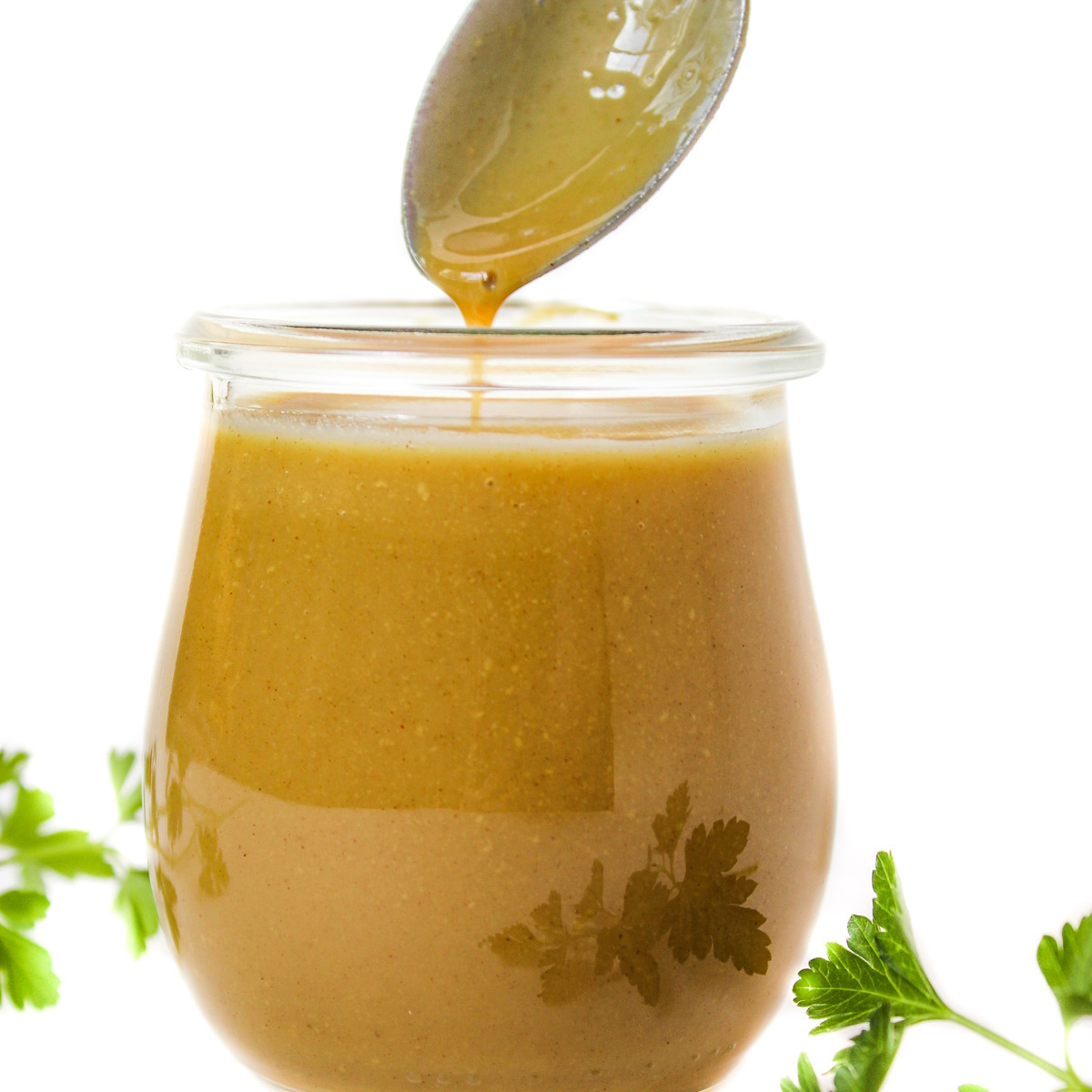 4-Ingredient Honey Mustard Salad Dressing (oil-free) - Very Veganish