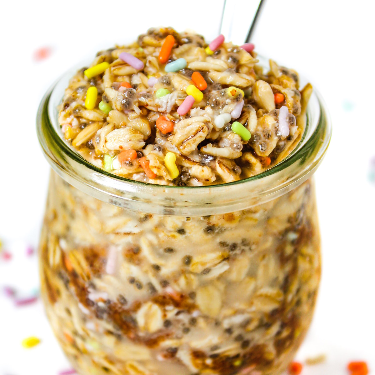 Easy Rainbow Overnight Oats Recipe