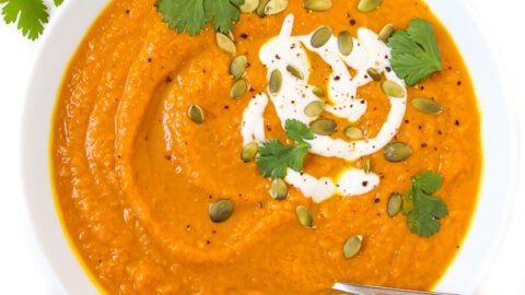 Pumpkin Curry Soup {Paleo,Vegan} - The Sophisticated Caveman